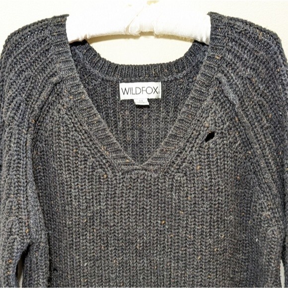 Wildfox Oversized Distressed Wool Sweater - Picture 5 of 14